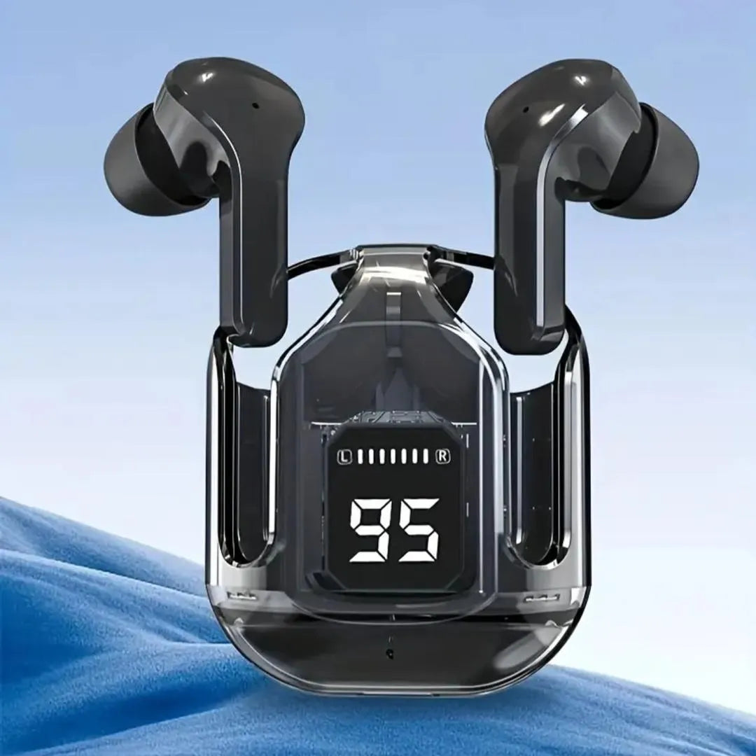 LED Display Transparent Earbuds