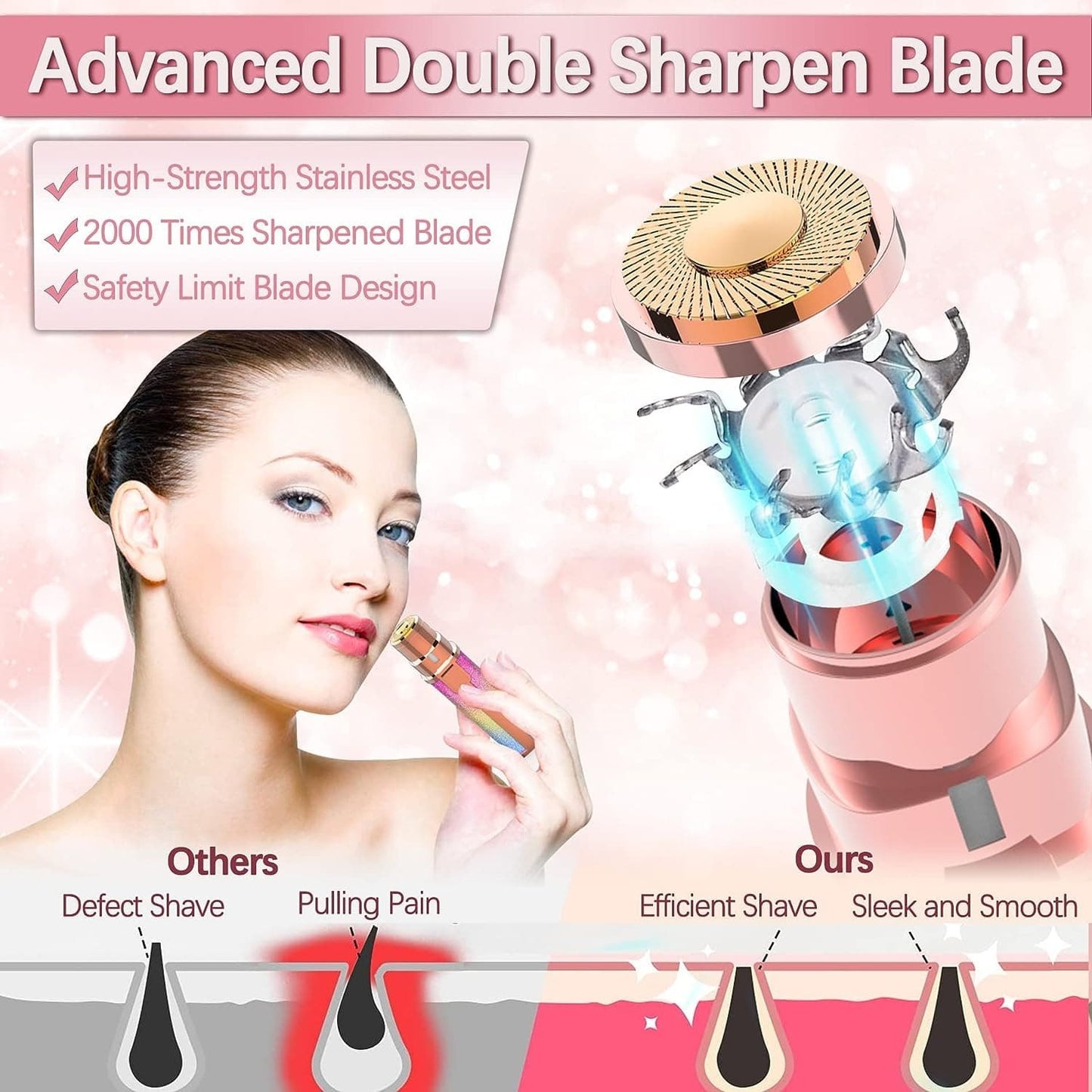 Painless Eyebrow & Face Hair Remover Pen